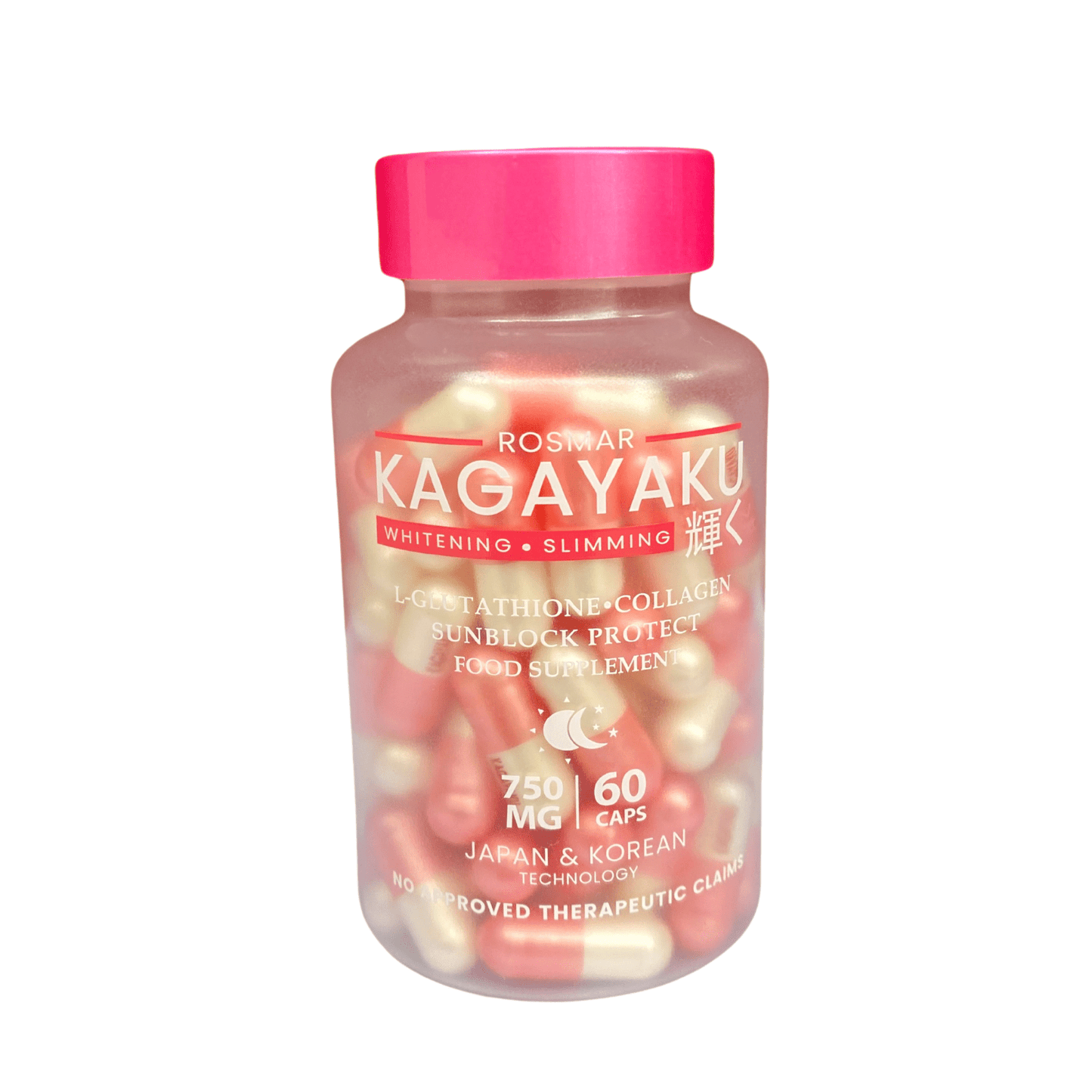 ROSMAR KAGAYAKU CAPS | Whitening & Slimming | Gluta , Collagen & Oral Sunblock 750mg 60 caps Rosmar Online Shop ROSMAR KAGAYAKU (60 CAPSULES)