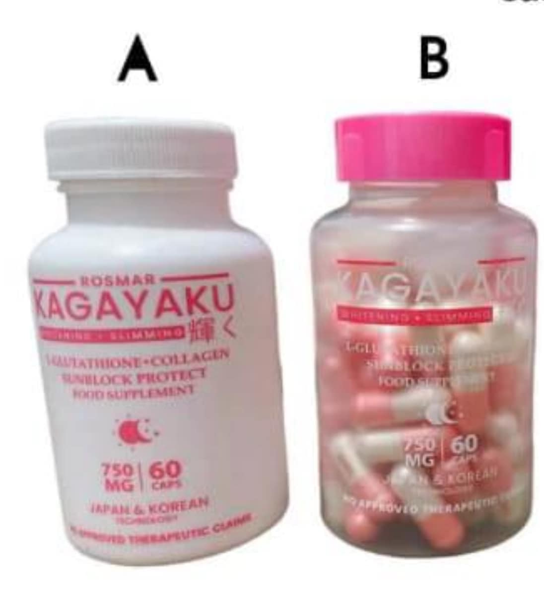 #1 BEST SELLER ROSMAR KAGAYAKU CAPS Gluta , Collagen & Oral Sunblock 750mg 60 Rosmar Online Shop