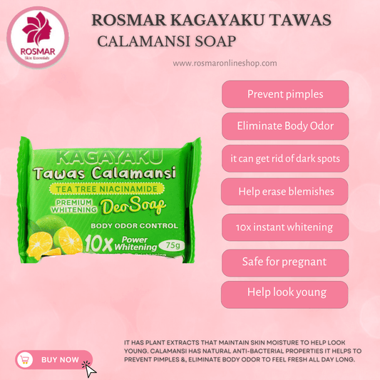 AUTHENTIC ROSMAR TAWAS CALAMANSI SOAP Rosmar Online Shop