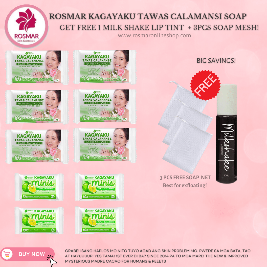 AUTHENTIC ROSMAR TAWAS CALAMANSI SOAP Rosmar Online Shop