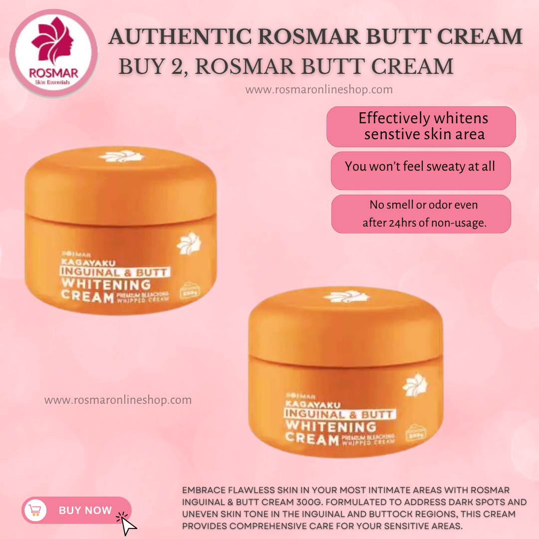 BEST SELLER Rosmar Inguinal Butt Cream, Underarm Whitening Cream And Deo Mist Rosmar Online Shop