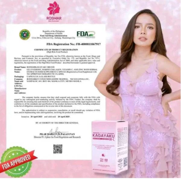 BEST SELLING KAGAYAKU (GLUTATHIONE + COLLAGEN + ORAL SUNBLOCK + SLIMMING) Rosmar Online Shop