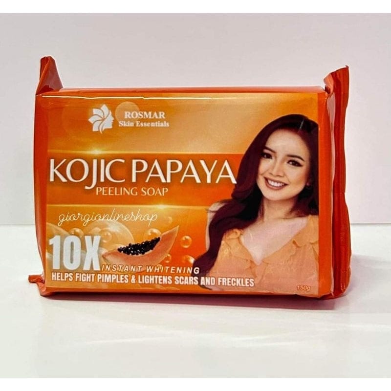 KOJIC PAPAYA SOAP NEW & IMPROVED 10X INSTANT PEELING & WHITENING ROSMAR Rosmar Online Shop