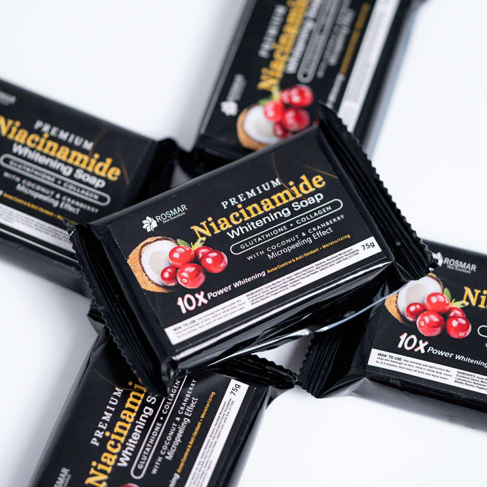 NEW PACKAGING ROSMAR NIACINAMIDE SOAP 75g ROSMAR PREMIUM QUALITY 100% AUTHENTIC Rosmar Online Shop
