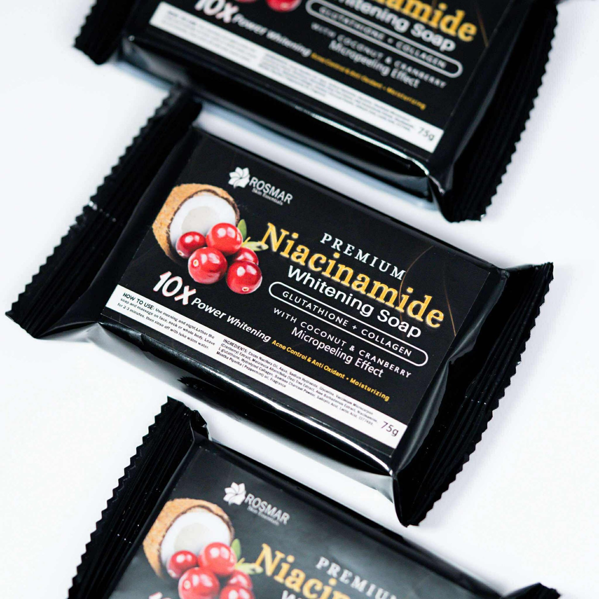 NEW PACKAGING ROSMAR NIACINAMIDE SOAP 75g ROSMAR PREMIUM QUALITY 100% AUTHENTIC Rosmar Online Shop