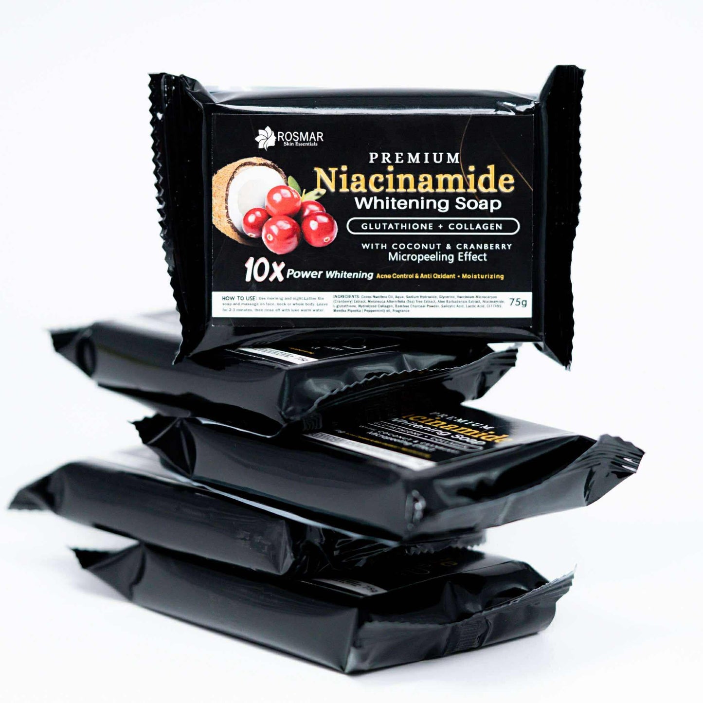 NEW PACKAGING ROSMAR NIACINAMIDE SOAP 75g ROSMAR PREMIUM QUALITY 100% AUTHENTIC Rosmar Online Shop