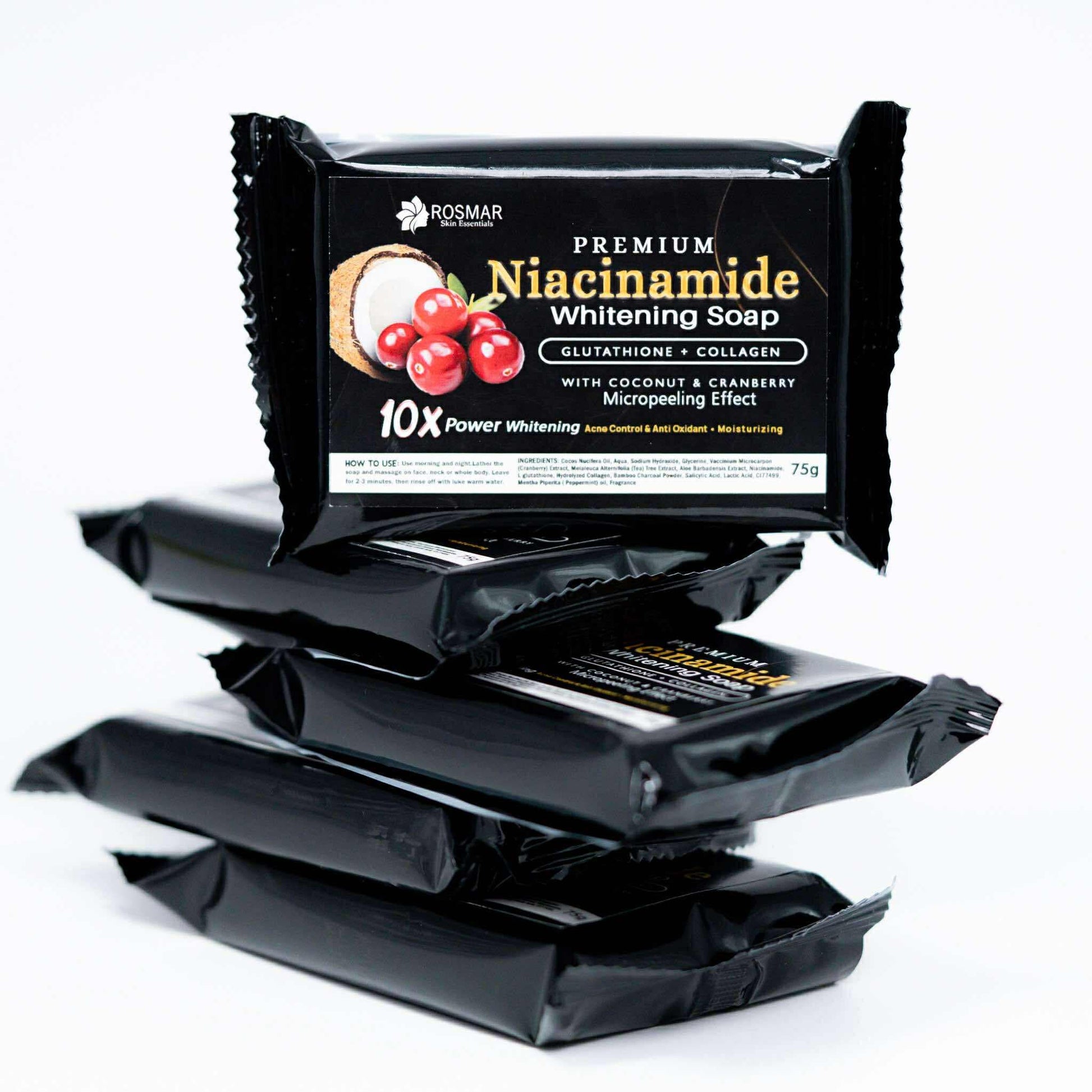 NEW PACKAGING ROSMAR NIACINAMIDE SOAP 75g ROSMAR PREMIUM QUALITY 100% AUTHENTIC Rosmar Online Shop