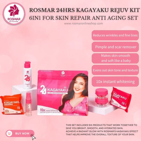 Rosmar 6 in 1 REJUV SET | 24 Hours Kagayaku 6in1 Rejuvenating Kit Rosmar Online Shop 1 REJUV SET