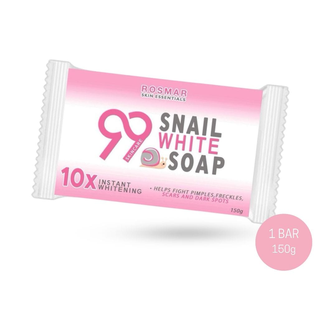 ROSMAR 99 Skincare Snail White Soap 150g - 1 Bar | Whitening Whipped Soap Rosmar Online Shop