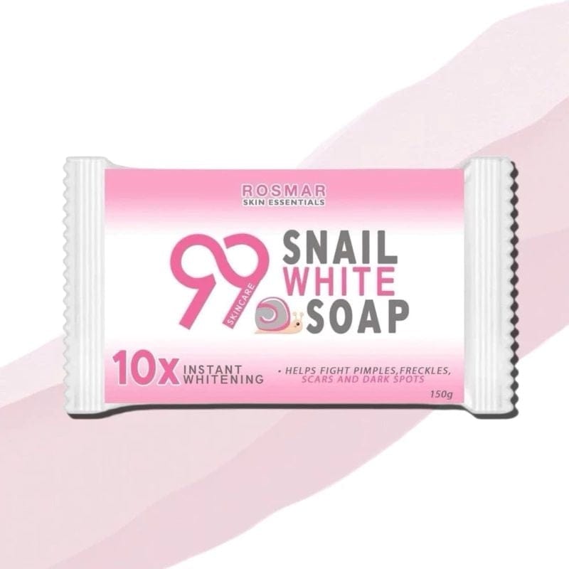 ROSMAR 99 Skincare Snail White Soap 150g - 1 Bar | Whitening Whipped Soap Rosmar Online Shop