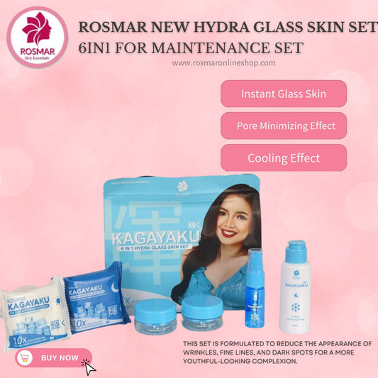 ROSMAR BUY 1 SET 6IN1 HYDRA GLASS SKIN SET GET 1 ICE ICE BABY Sleeping Mask / 100g Rosmar Online Shop