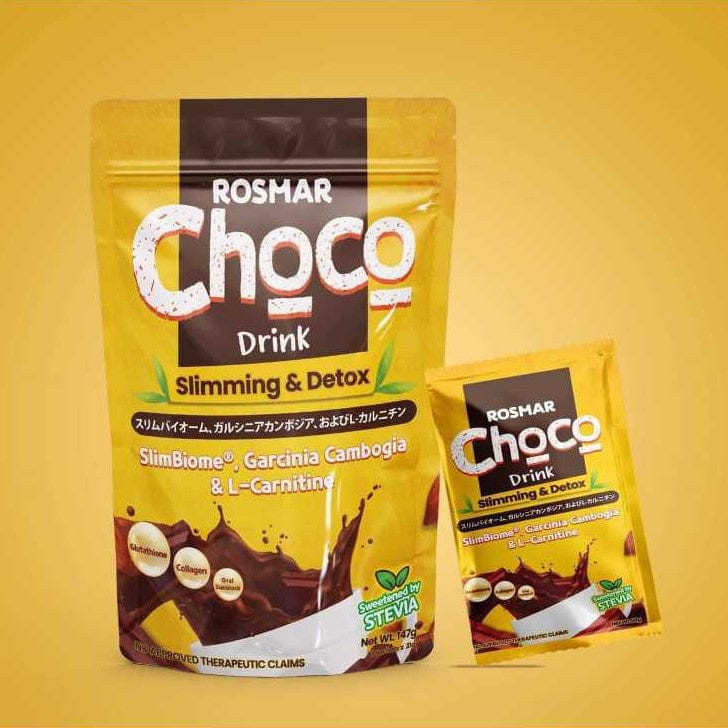 Rosmar Detox Drinks New Pack 7 Sachets per pack All Skin Types Rosmar Online Shop CHOCO DRINK