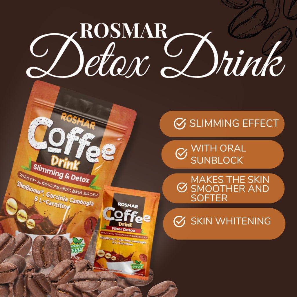 Rosmar Detox Drinks New Pack 7 Sachets per pack All Skin Types Rosmar Online Shop