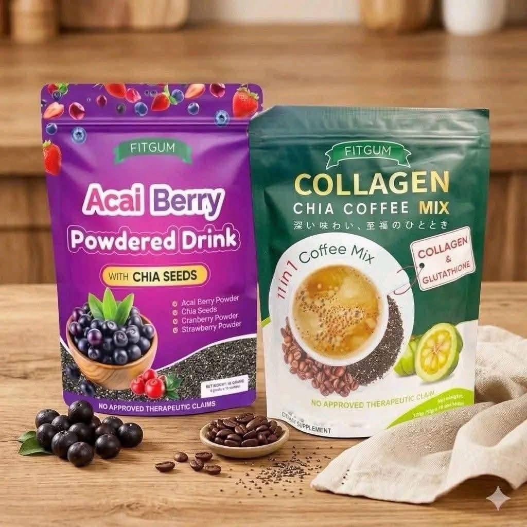 ROSMAR FITGUM COLLAGEN CHIA COFFEE MIX AND ROSMAR FITGUM ACAI BERRY Rosmar Online Shop