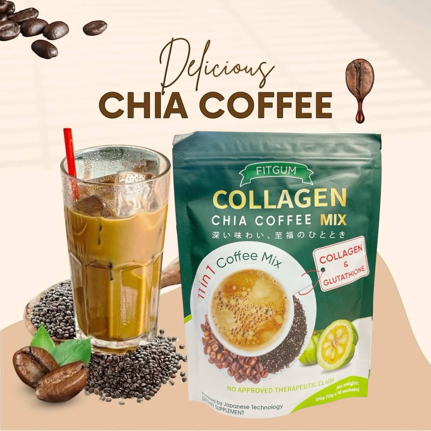 ROSMAR FITGUM COLLAGEN CHIA COFFEE MIX AND ROSMAR FITGUM ACAI BERRY Rosmar Online Shop