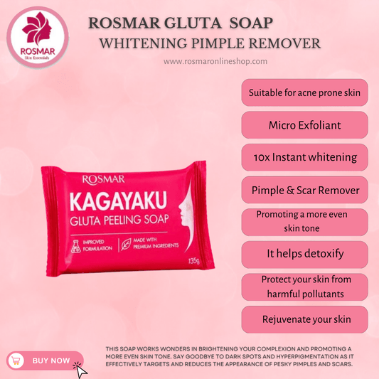 ROSMAR GLUTATHIONE PEELING SOAP - ALL TIME BEST SELLER SOAP Rosmar Online Shop 1 PIECE ONLY