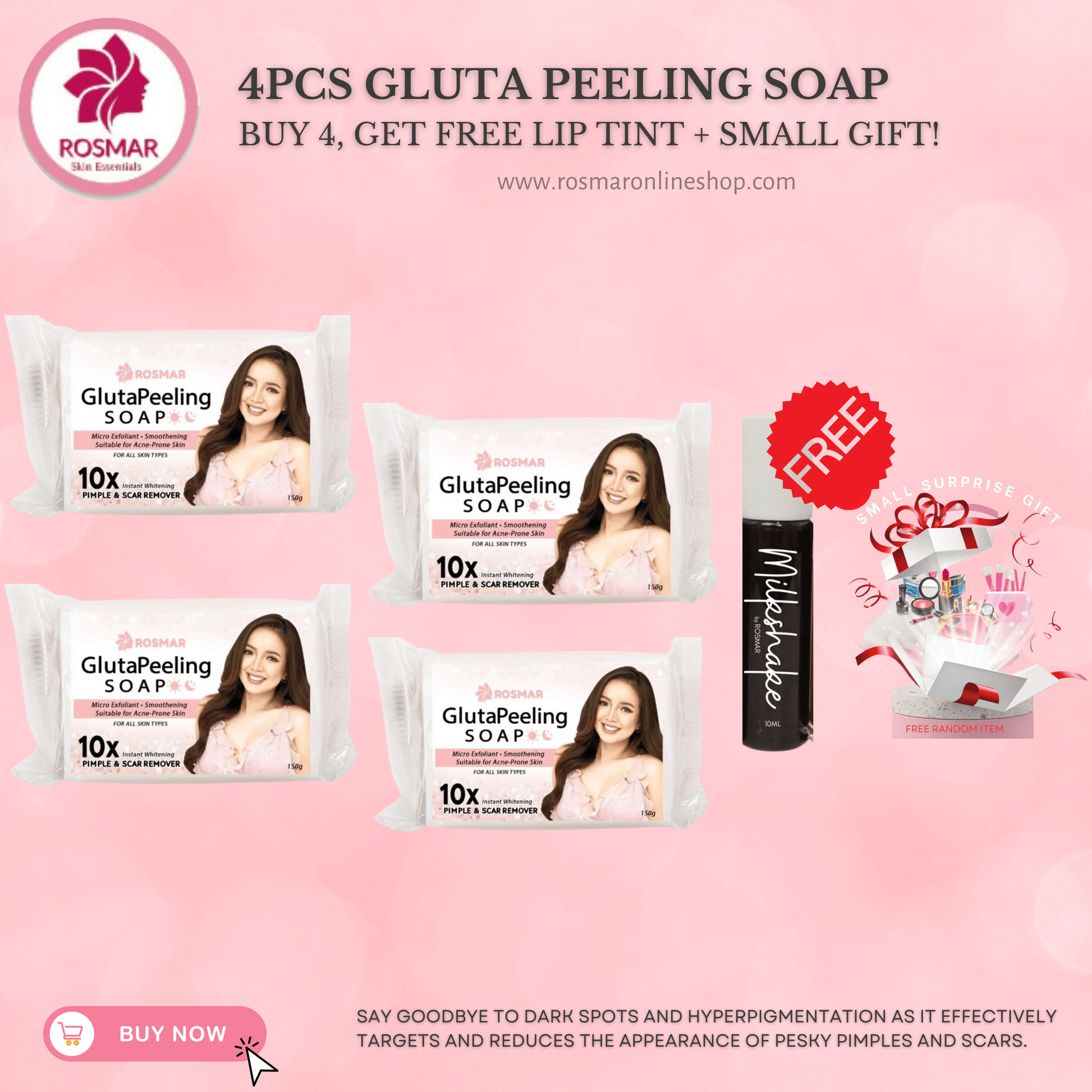 ROSMAR GLUTATHIONE PEELING SOAP - ALL TIME BEST SELLER SOAP Rosmar Online Shop