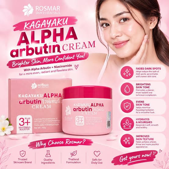 Rosmar Kagayaku Alpha Arbutin Cream Rosmar Online Shop