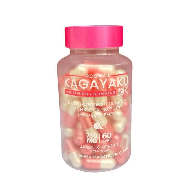 Rosmar Kagayaku Capsules 60 Capsules | Whitening & Slimming | Gluta , Collagen & Oral Sun Rosmar Online Shop