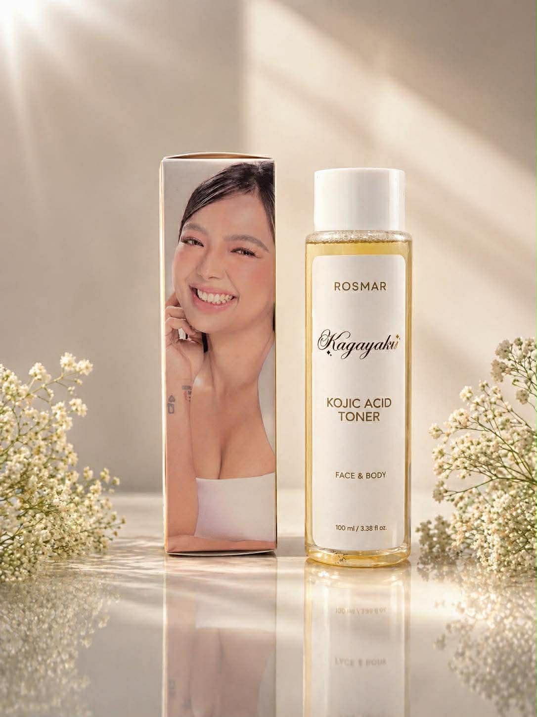 ROSMAR KAGAYAKU Kojic Toner for Face and Body Whitening Moisturizing Rosmar Online Shop