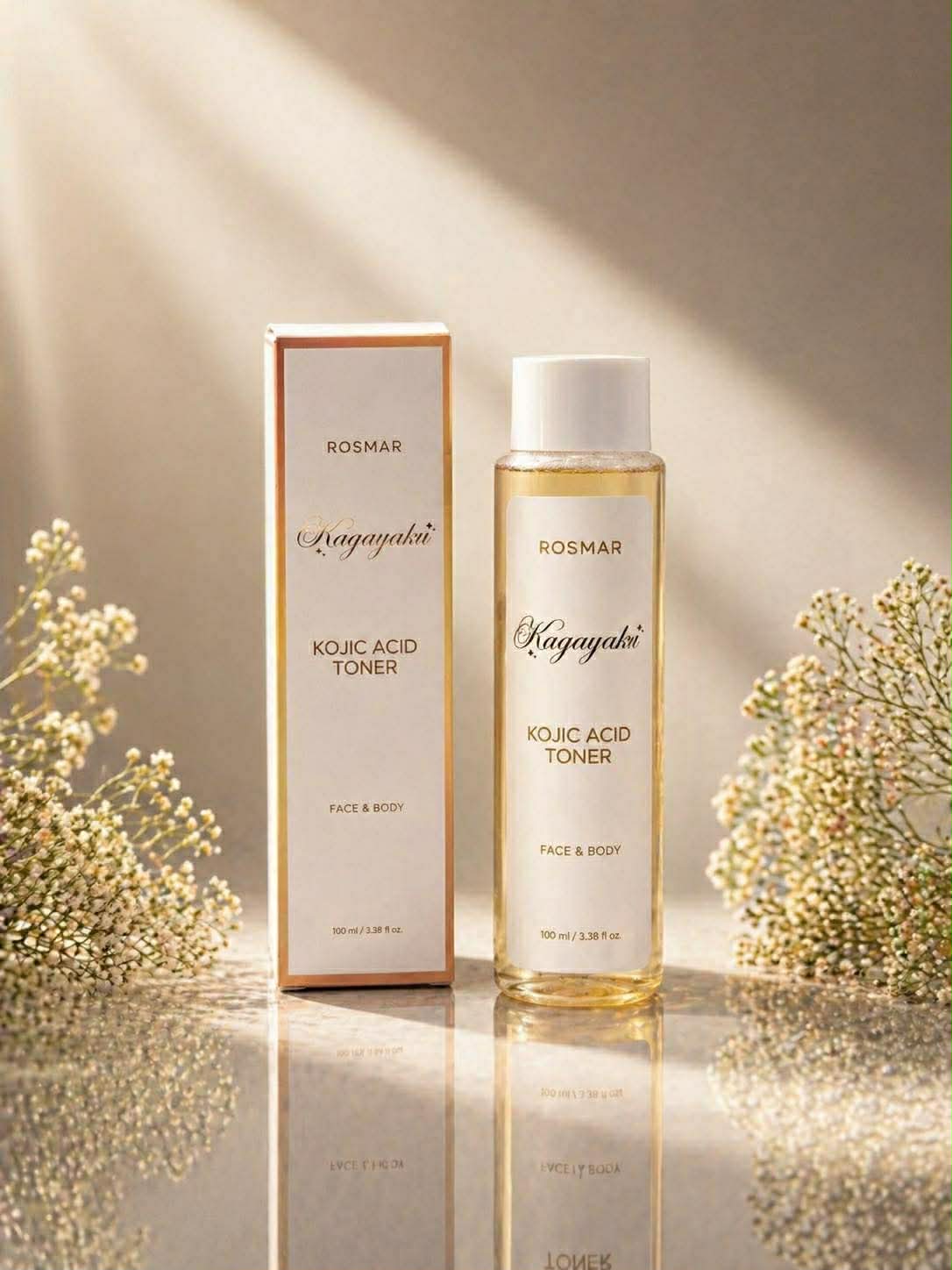 ROSMAR KAGAYAKU Kojic Toner for Face and Body Whitening Moisturizing Rosmar Online Shop