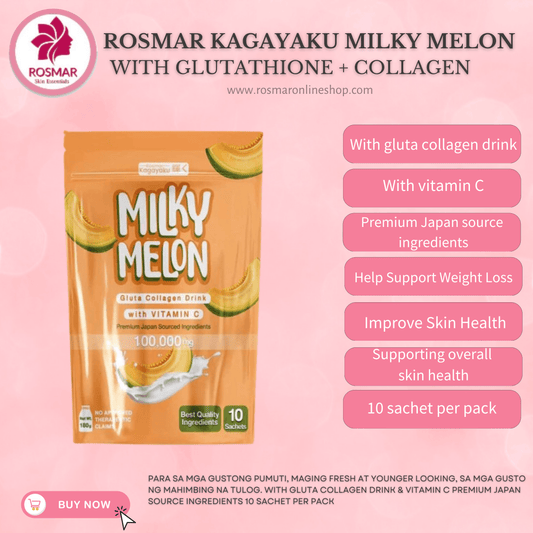 Rosmar Kagayaku Milky Melon (GLUTATHIONE + COLLAGEN) Rosmar Online Shop