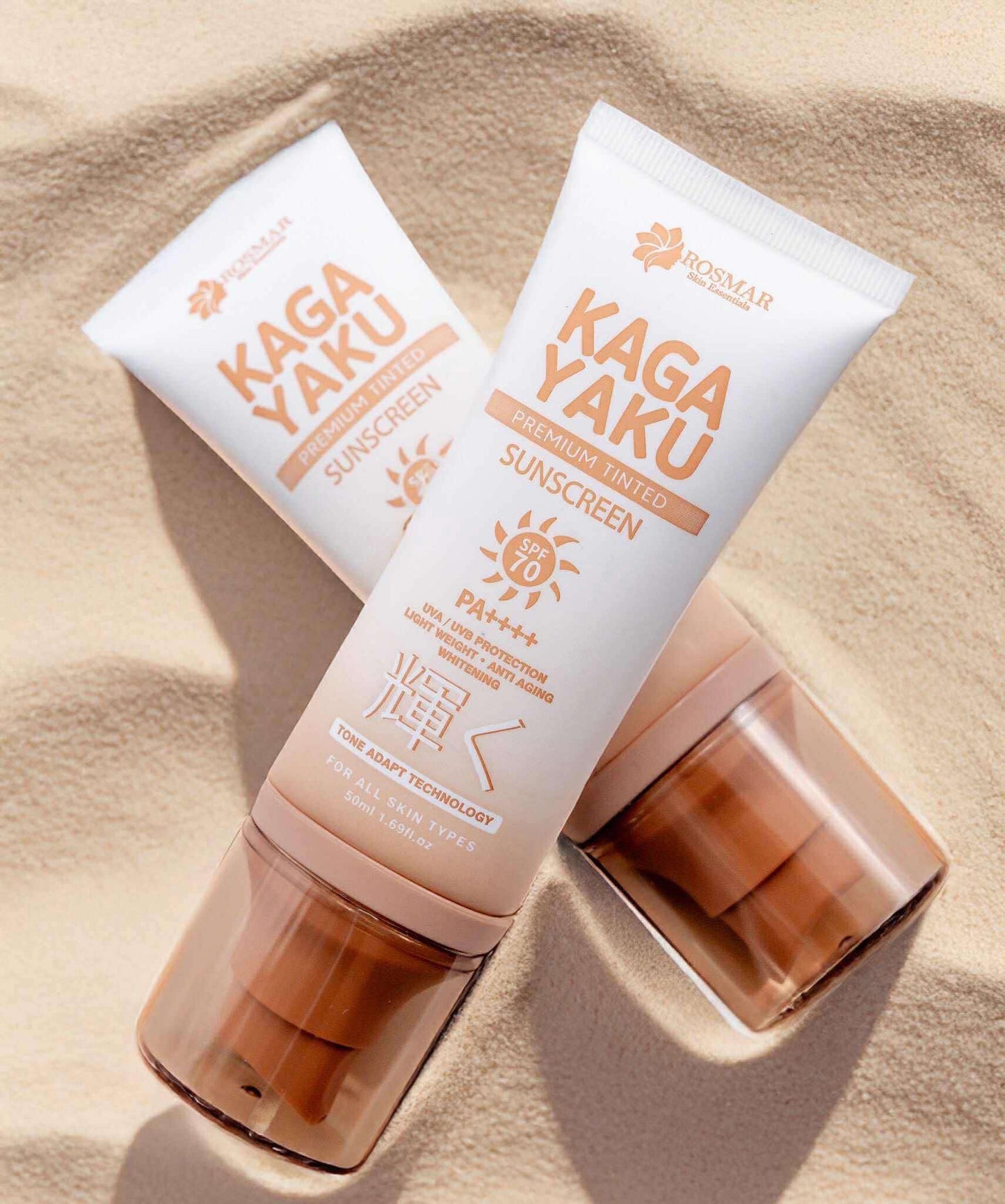 Rosmar Kagayaku Premium Tinted Sunscreen SPF 70 PA ++++ Rosmar Online Shop