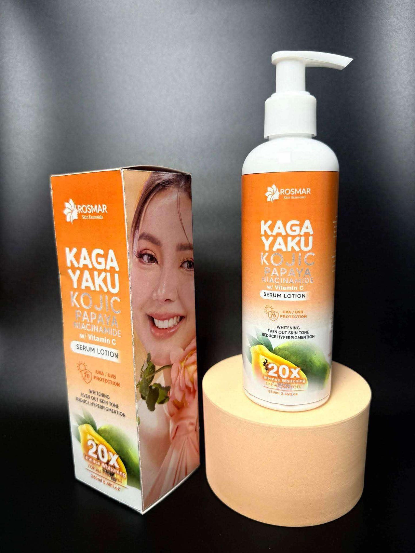 Rosmar Kagayaku Trio Serum Lotion Kojic Papaya Gluta Tawas Calamansi Niacinamide Vit C Rosmar Online Shop