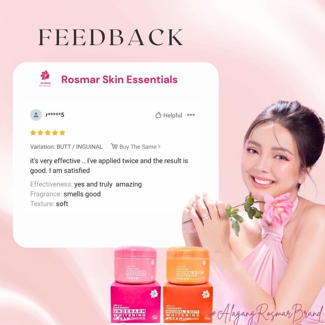 Rosmar Kagayaku Underarm Whitening Cream, Inguinal & Butt Cream And Deo Mist Rosmar Online Shop