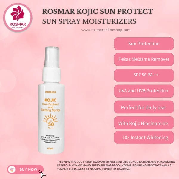 ROSMAR KOJIC PEKAS CREAM 50G PLUS KOJIC SUN PROTECT SUN SPRAY Moisturizers New Product Rosmar Online Shop