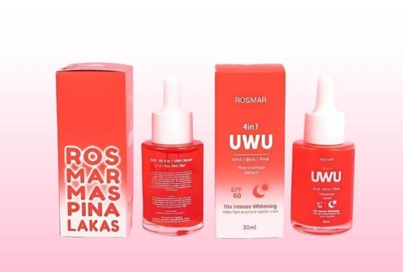 ROSMAR New 4in1 UWU NIACINAMIDE SERUM | AHA BHA & PHA | 30ml Rosmar Online Shop