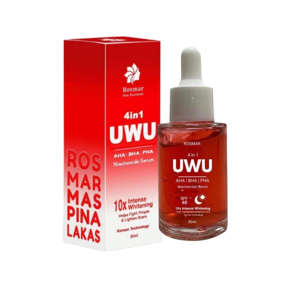 ROSMAR New 4in1 UWU NIACINAMIDE SERUM | AHA BHA & PHA | 30ml Rosmar Online Shop