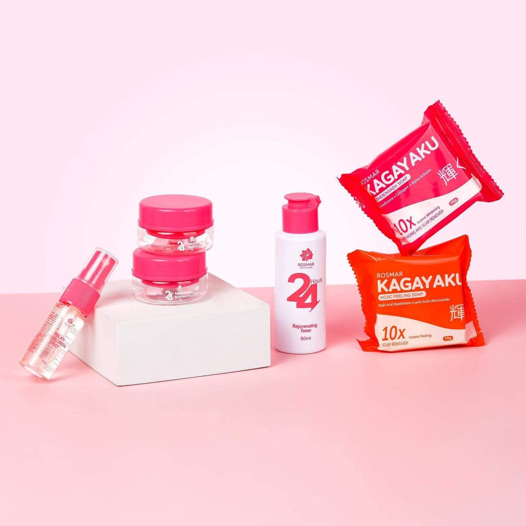 Rosmar REJUV - 24hrs Kagayaku Rejuvenating kit in 6in1 Pack Skincare Skin Repair Anti Aging Set Rosmar Online Shop