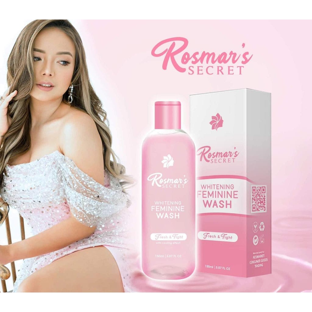 Rosmar Secret Whitening Feminine Wash & Rosmar Hydra Intimate Wash 150ml Rosmar Online Shop