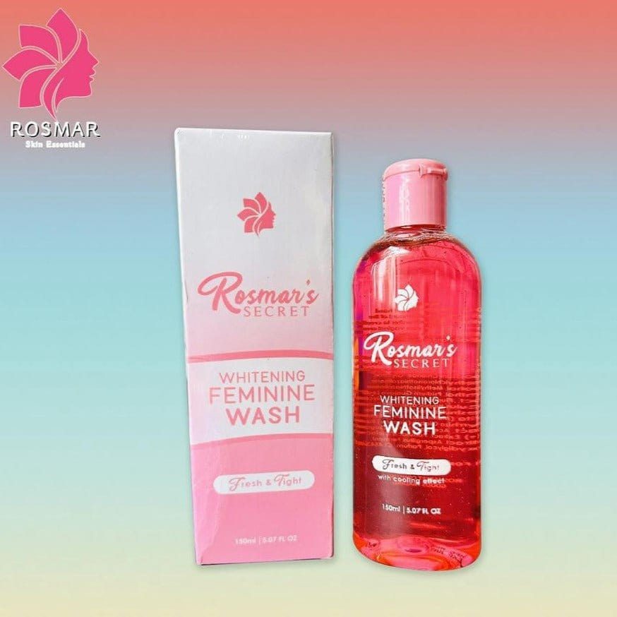 Rosmar Secret Whitening Feminine Wash & Rosmar Hydra Intimate Wash 150ml Rosmar Online Shop