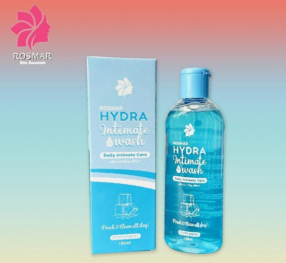 Rosmar Secret Whitening Feminine Wash & Rosmar Hydra Intimate Wash 150ml Rosmar Online Shop