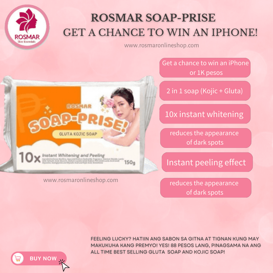 ROSMAR SOAP-PRISE GLUTA KOJIC WITH SURPRISE! Rosmar Online Shop