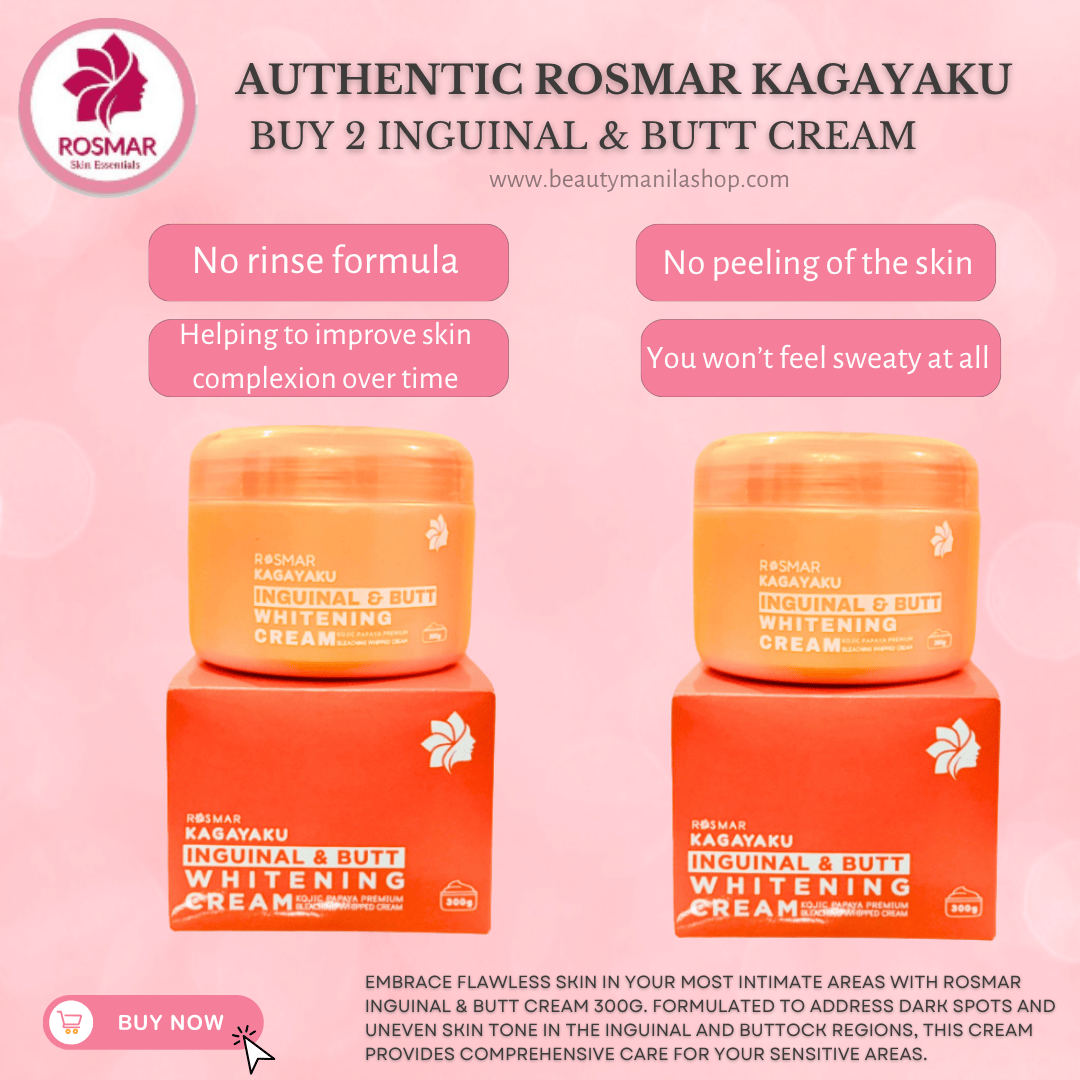 Rosmar Underarm Whitening Cream, Inguinal Butt Cream And Deo Mist Rosmar Online Shop Inguinal Butt  Cream + Inguinal Butt Cream