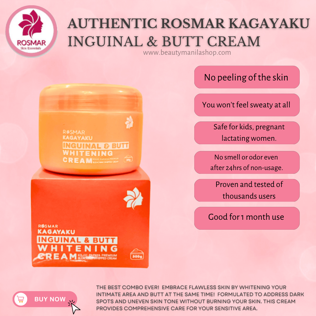 Rosmar Underarm Whitening Cream, Inguinal Butt Cream And Deo Mist Rosmar Online Shop Inguinal Butt Cream ONLY
