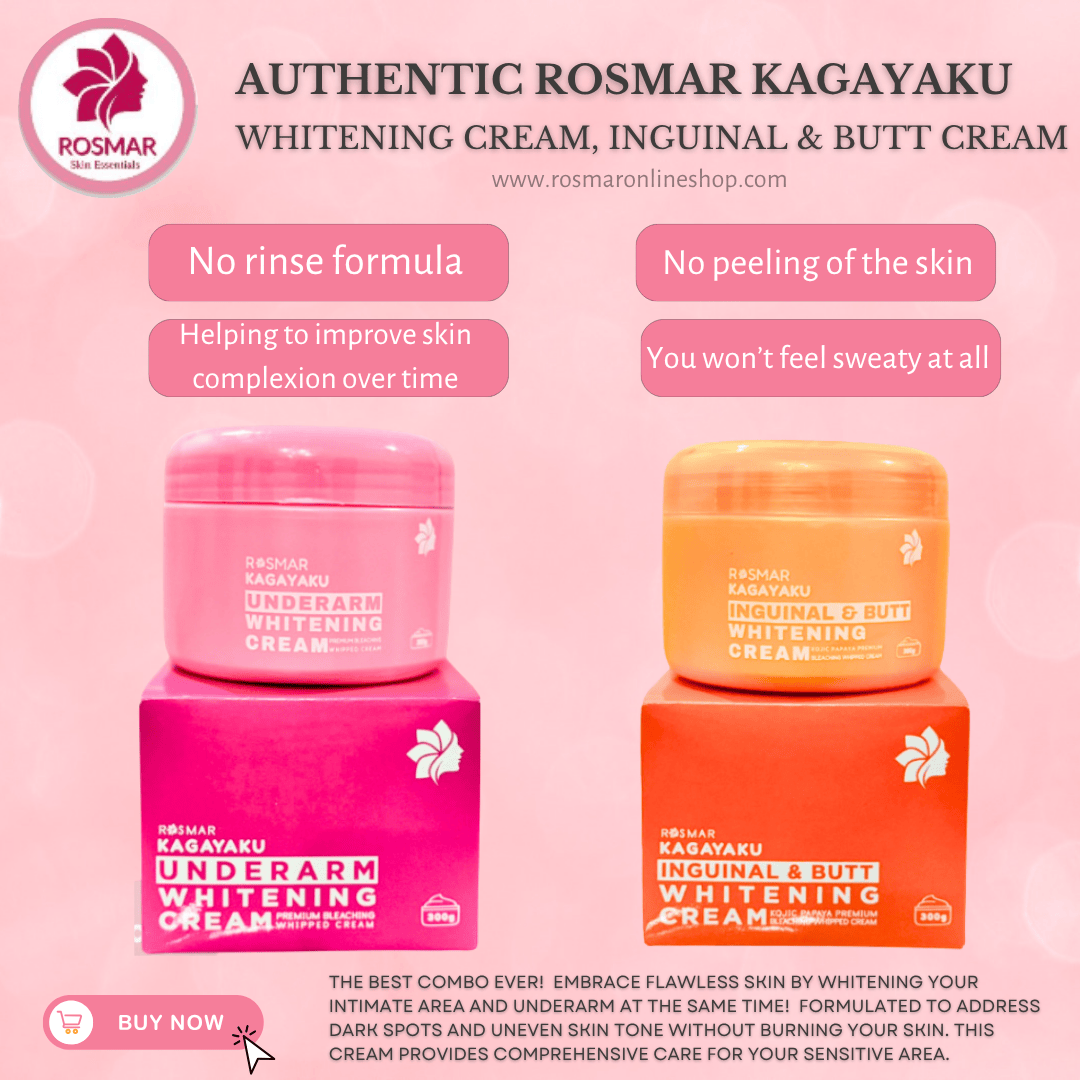Rosmar Underarm Whitening Cream, Inguinal Butt Cream And Deo Mist Rosmar Online Shop