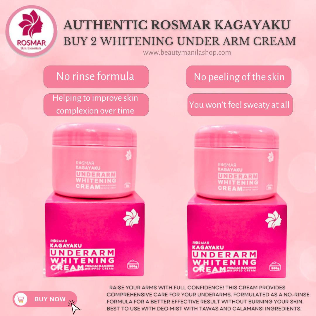 Rosmar Underarm Whitening Cream, Inguinal Butt Cream And Deo Mist Rosmar Online Shop Underarm Cream + Underarm Cream